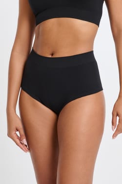 High-Waist Tanga Boyshort;${refinementColor}