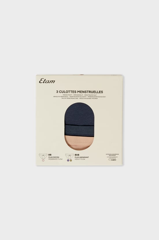 Flux abondant - Lot de culottes de règles;${refinementColor}
