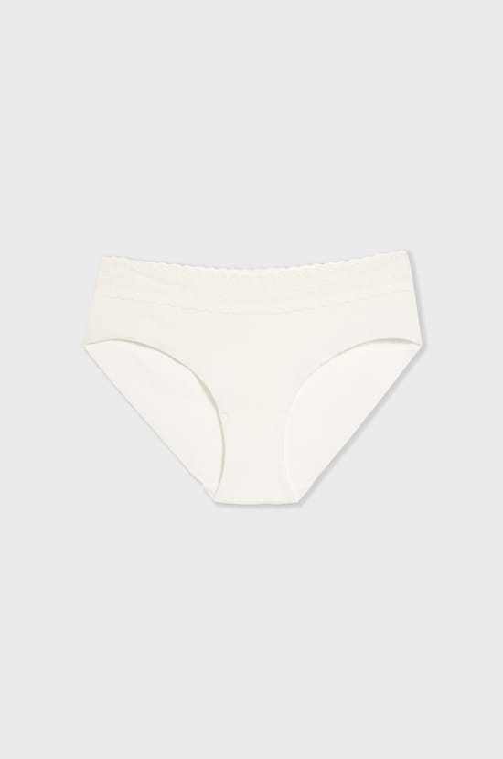 Cotton Boyshort with Back Seam;${refinementColor}