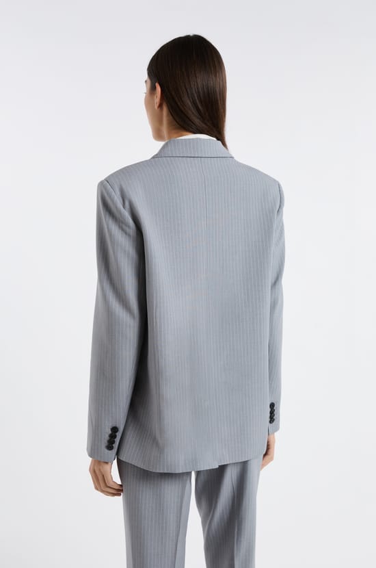 Veste blazer &agrave; boutons;${refinementColor}