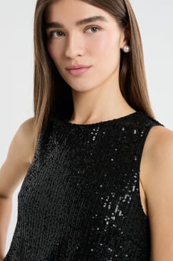 Top à sequins;${refinementColor}