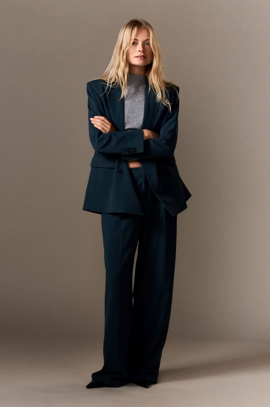 Pantalon de tailleur large;${refinementColor}