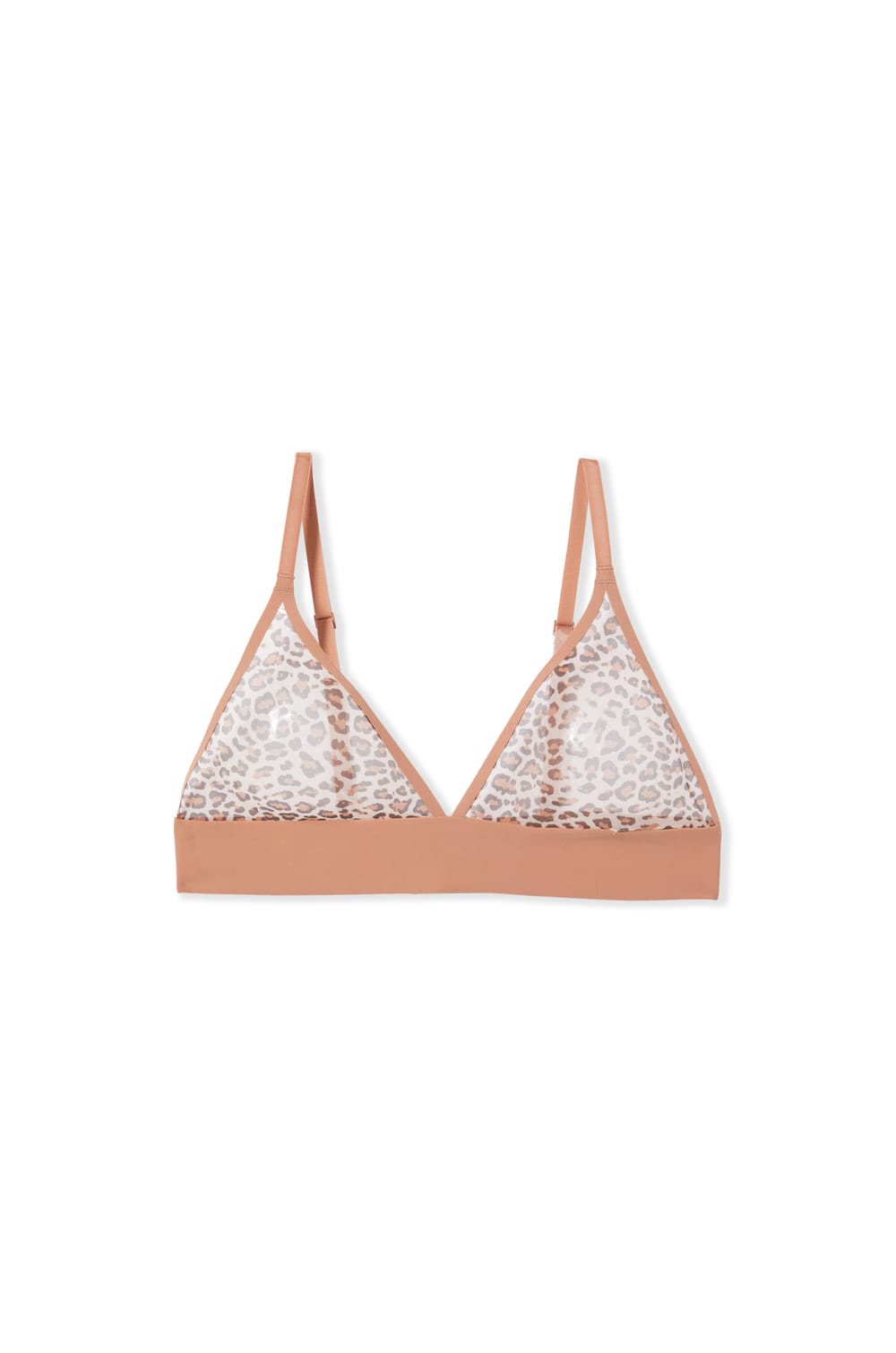 Soutien-gorge triangle sans armatures en tulle;${refinementColor}