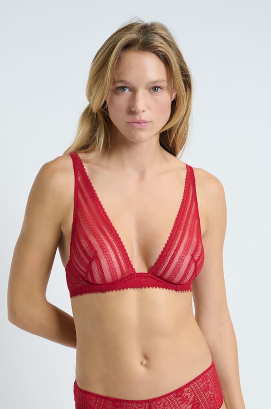 Soutien-gorge N.7 - Le corbeille foulard en dentelle;${refinementColor}