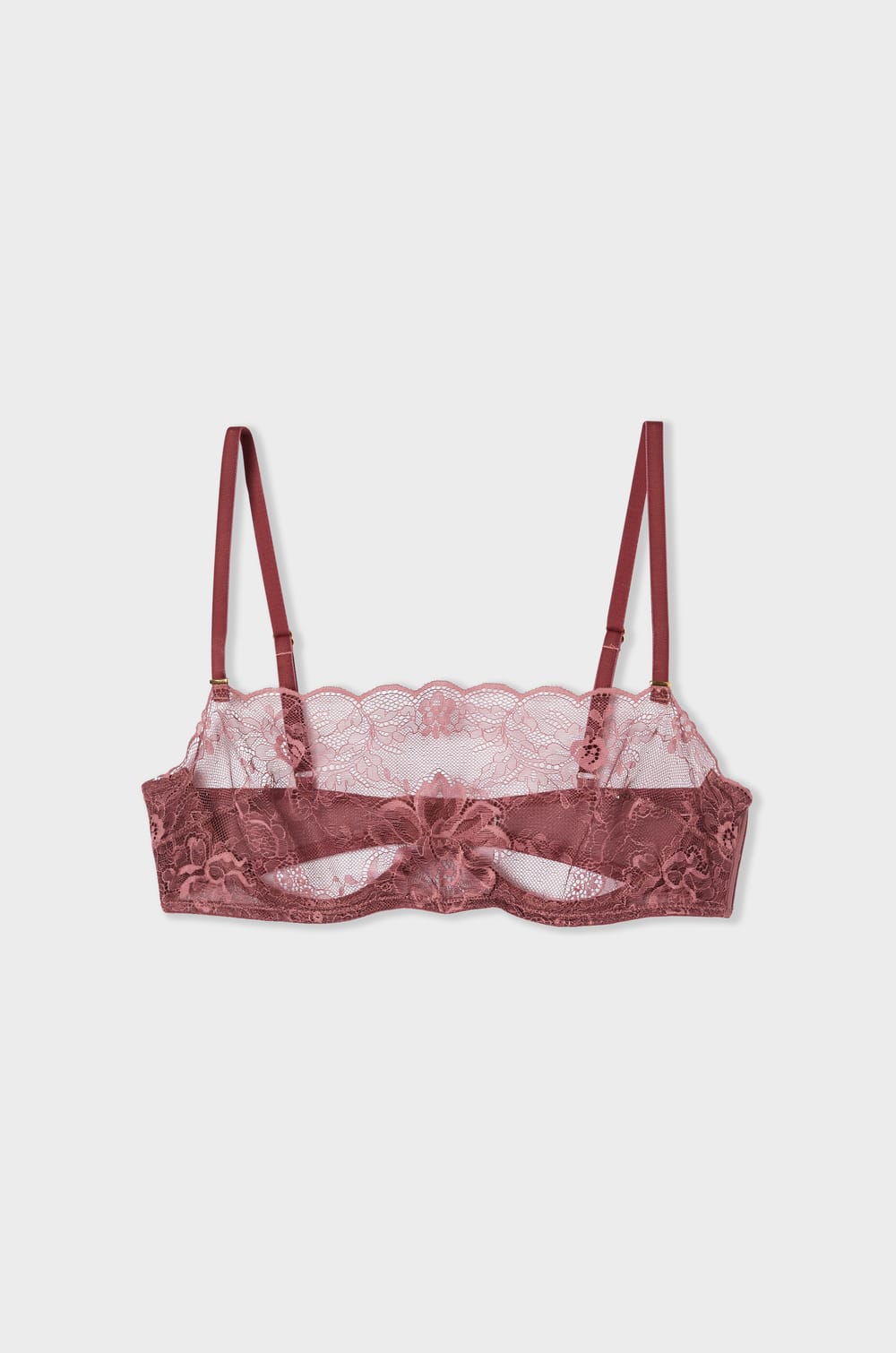 Lace Bandeau with Removable Straps;${refinementColor}