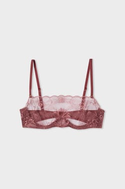 Lace Bandeau with Removable Straps;${refinementColor}