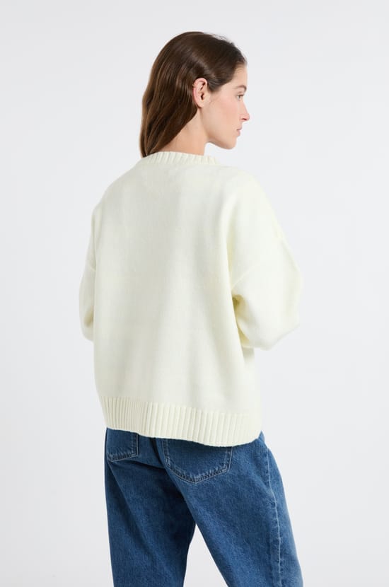 Pull &agrave; manches longues oversize;${refinementColor}