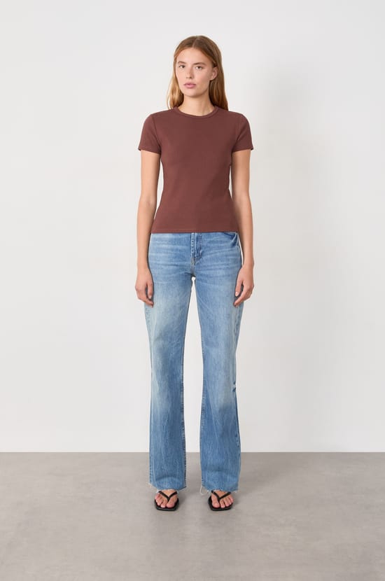Short-sleeved cotton T-shirt;${refinementColor}