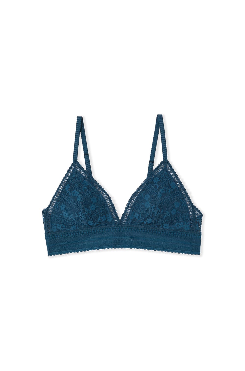 Bra N.8 - The Wireless Triangle in Lace;${refinementColor}