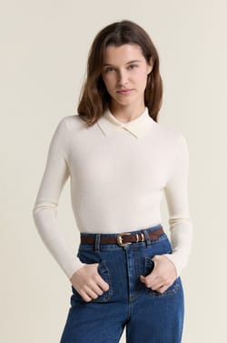 Polo de manga larga;${refinementColor}