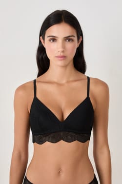 Wireless Triangle Bra;${refinementColor}