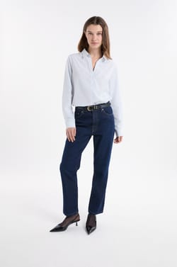 Camisa a rayas con algod&oacute;n;${refinementColor}