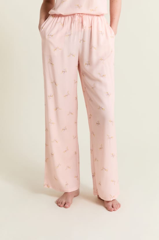 Pantalon de pyjama &agrave; motifs;${refinementColor}