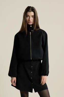 Bomber-Style Jacket;${refinementColor}