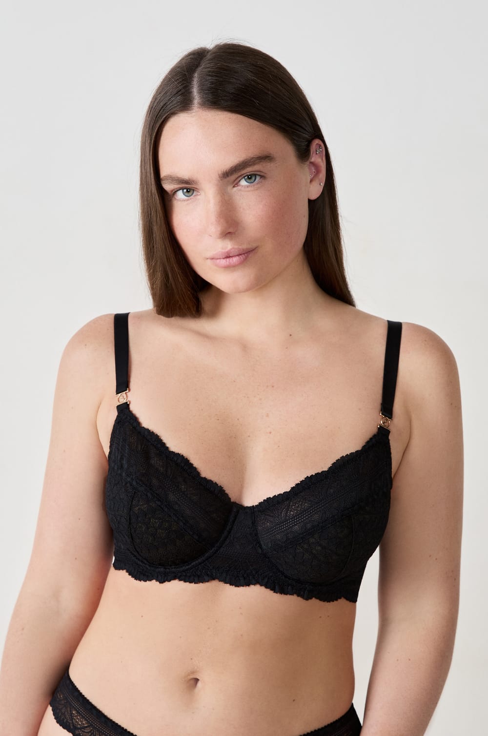 Soutien-gorge corbeille en dentelle;${refinementColor}