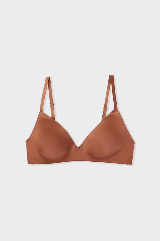 Wireless Triangle Bra;${refinementColor}