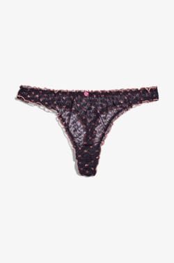 Iridescent tulle bloomer tanga;${refinementColor}