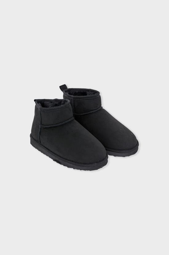 Chaussons bottines fourrés;${refinementColor}