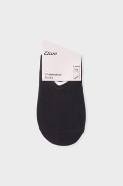 Lot de 2 paires de socquettes essentielles;${refinementColor}