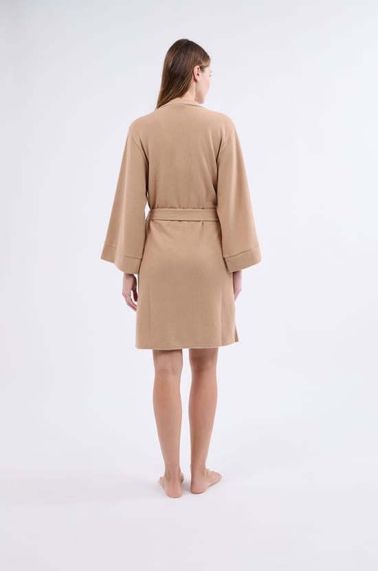 Velvet-Effect Robe;${refinementColor}