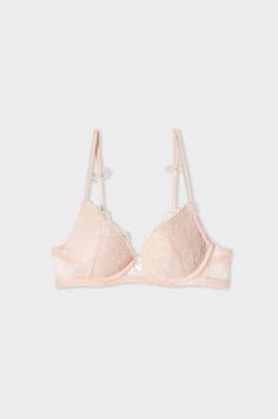 Soutien-gorge N.2 - Le push-up plongeant avec broderie;${refinementColor}
