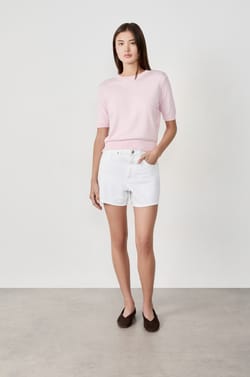 Short-sleeved sweater;${refinementColor}