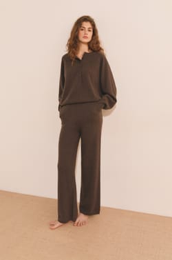Pantalon de pyjama 100% cachemire;${refinementColor}