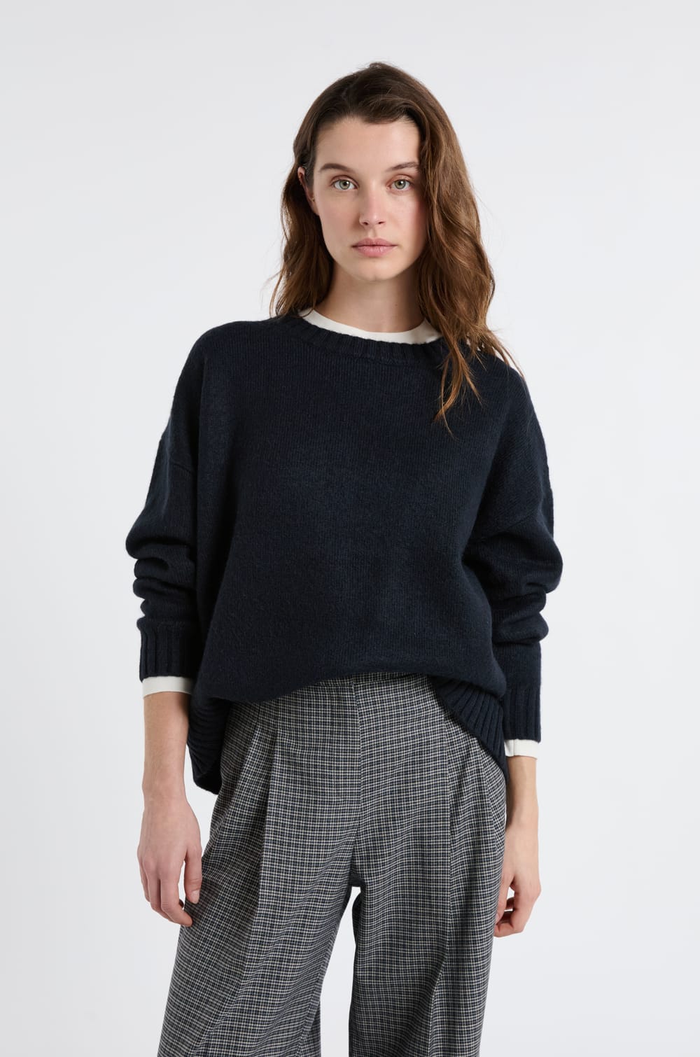 Pull &agrave; manches longues oversize;${refinementColor}