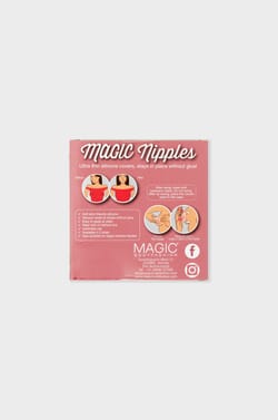 Cache-tétons autocollants en silicone - Magic bodyfashion;${refinementColor}