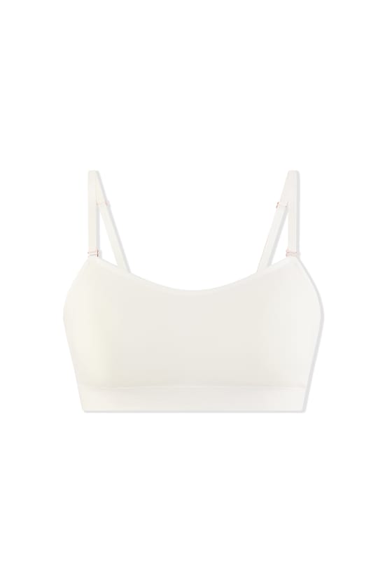 Strapless Bra with Removable Straps in Cotton;${refinementColor}