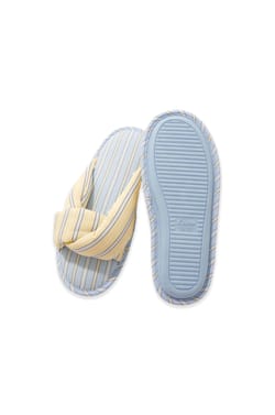 Chaussons tongs en coton;${refinementColor}