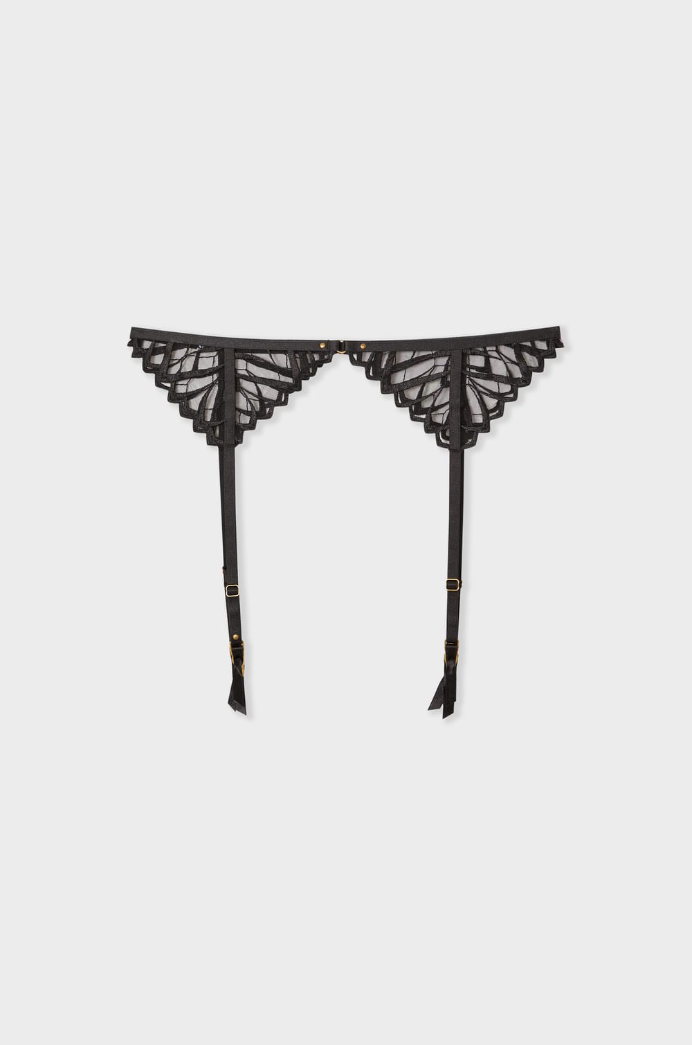 Garter Belt with Embroidery;${refinementColor}