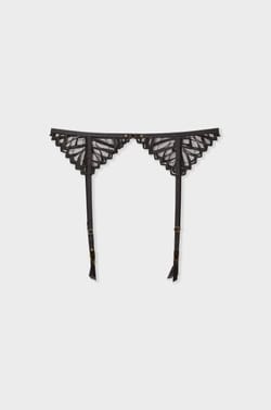Garter Belt with Embroidery;${refinementColor}