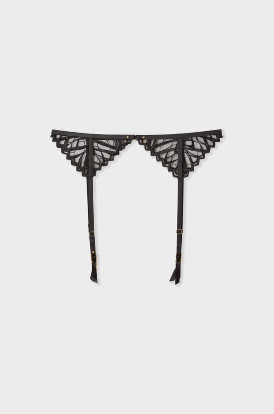 Garter Belt with Embroidery;${refinementColor}