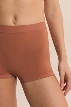 Short boyleg sans coutures en coton biologique;${refinementColor}