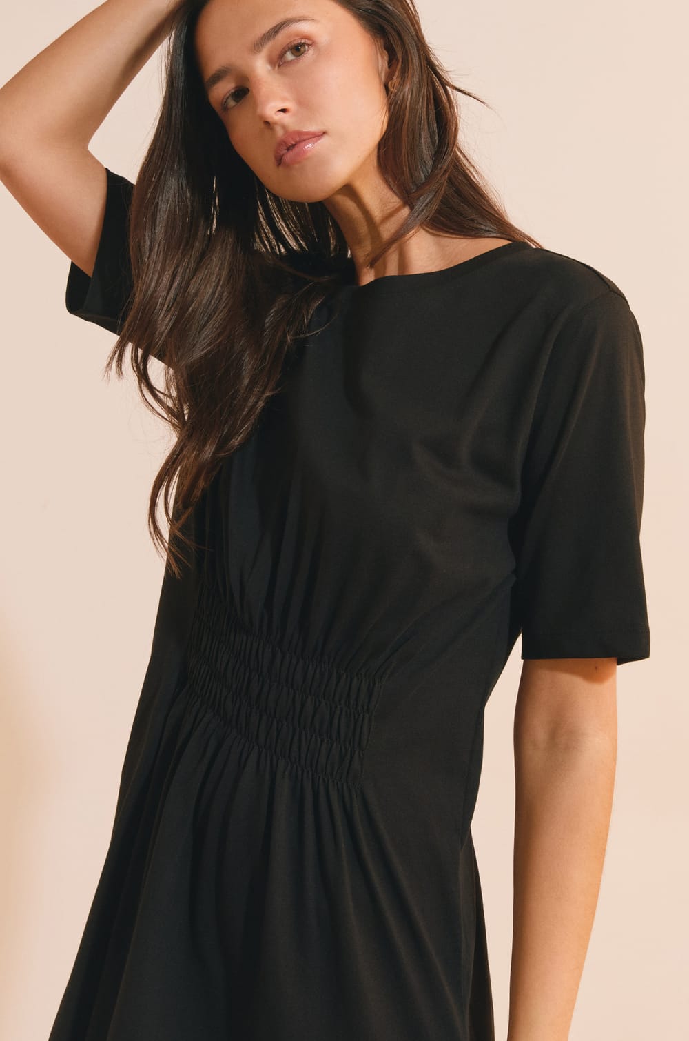 Robe longue en coton;${refinementColor}