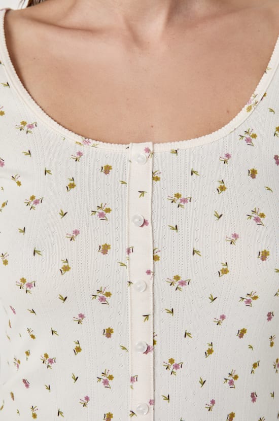 Floral pyjama T-shirt;${refinementColor}