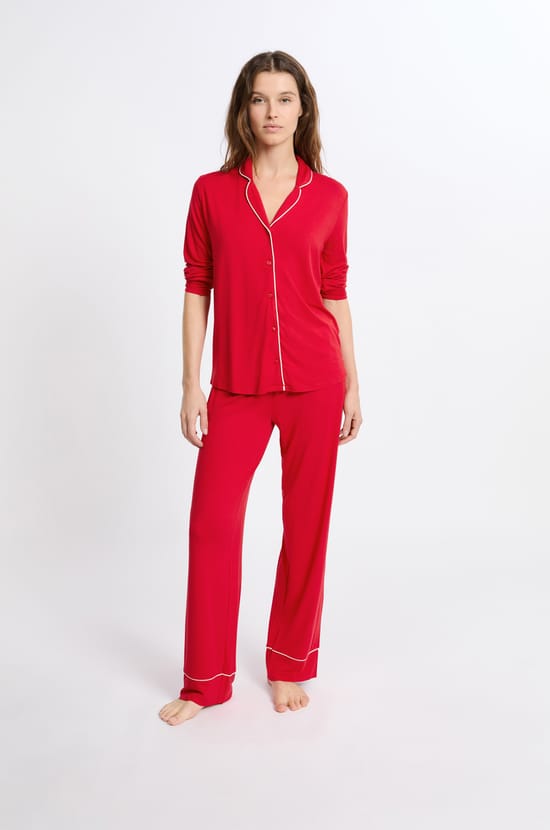 Pyjama 2 pièces manches longues;${refinementColor}