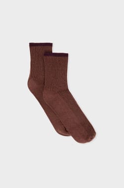 Shiny Socks with Cotton;${refinementColor}