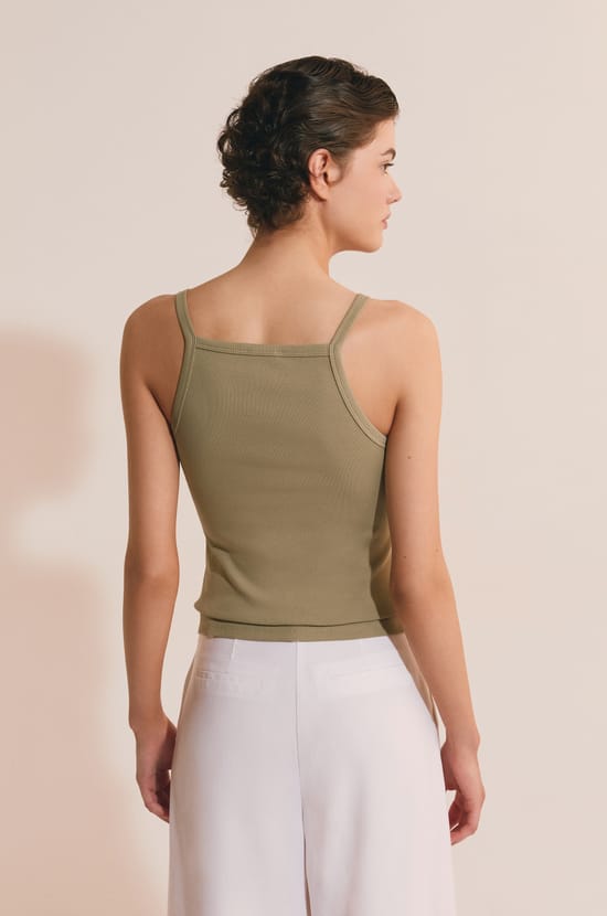 D&eacute;bardeur c&ocirc;tel&eacute; en coton;${refinementColor}