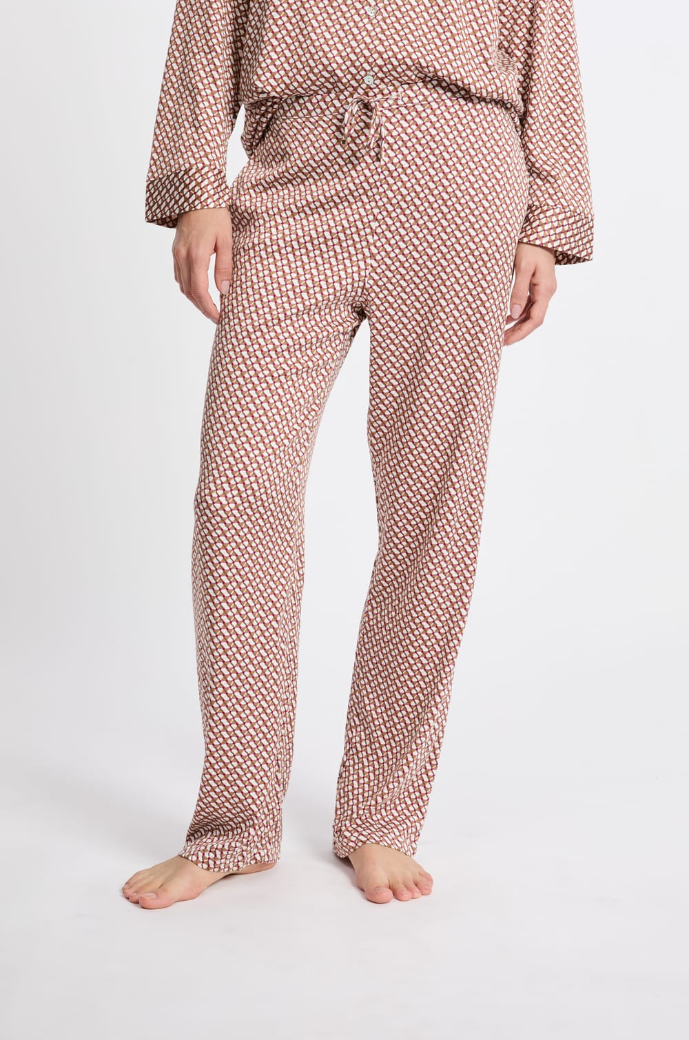 Pantalon de pyjama à motifs;${refinementColor}