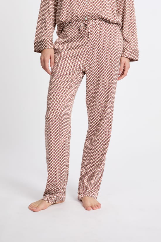 Pantalon de pyjama à motifs;${refinementColor}