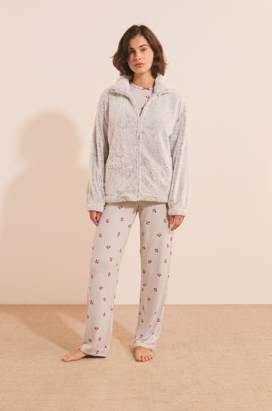 Ensemble de pyjama 3 pi&egrave;ces &agrave; motifs;${refinementColor}