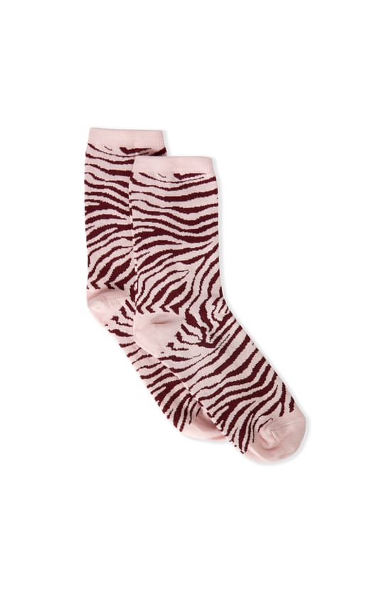 Chaussettes avec coton &agrave; motifs;${refinementColor}