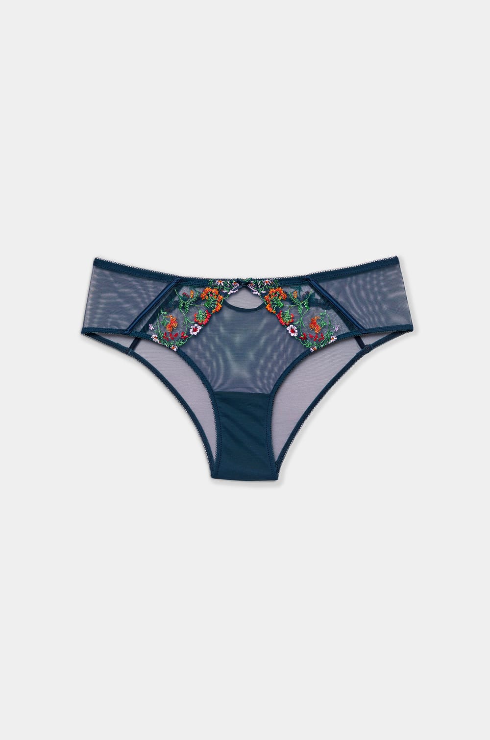 Embroidered Tulle Hipster;${refinementColor}