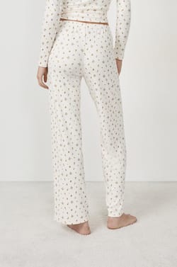 Floral Pyjama Trousers;${refinementColor}