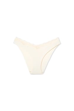 Culotte avec d&eacute;tail dentelle;${refinementColor}