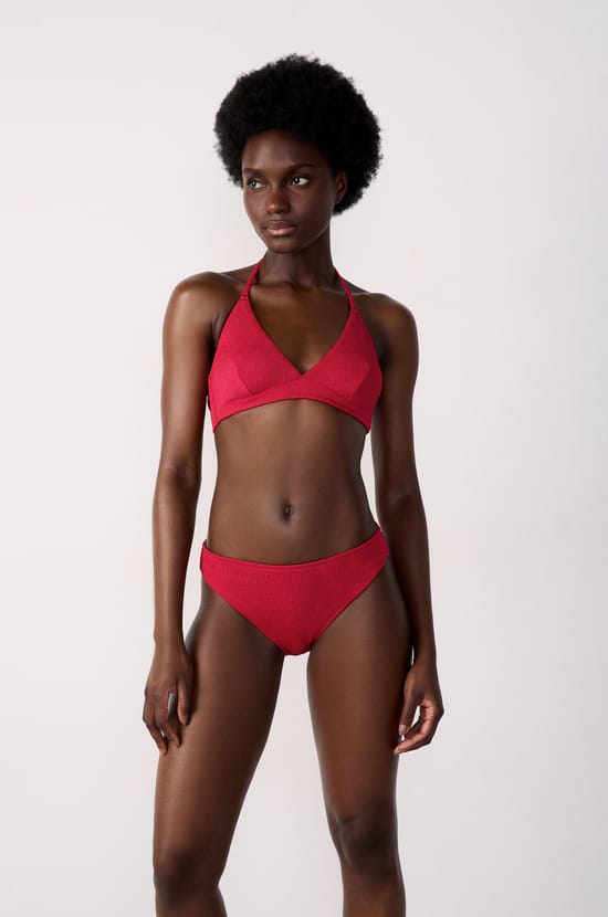 Glittery bikini bottom brief;${refinementColor}