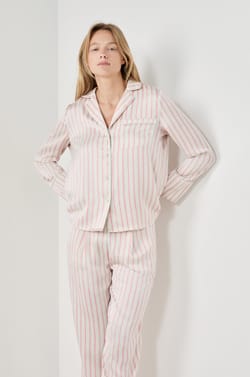 Ensemble de pyjama 2 pi&egrave;ces &agrave; rayures;${refinementColor}