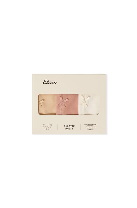 Pack of 3 Cotton Briefs;${refinementColor}